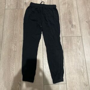 Garage Black Joggers (flowy material) (XS)